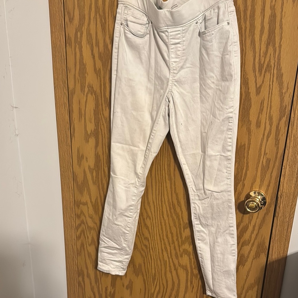 Signature by Levi Strauss White Skinny Jeans Full-Length